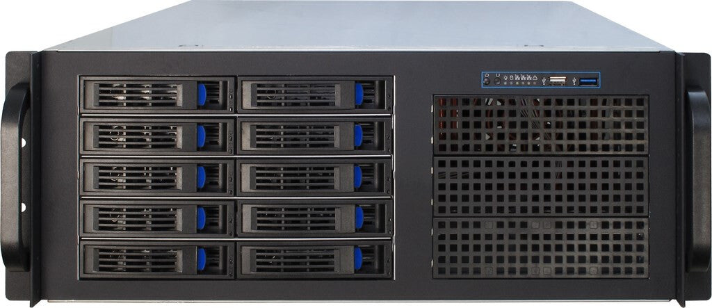 Inter-Tech IPC 4U-4410 Ställning Svart
