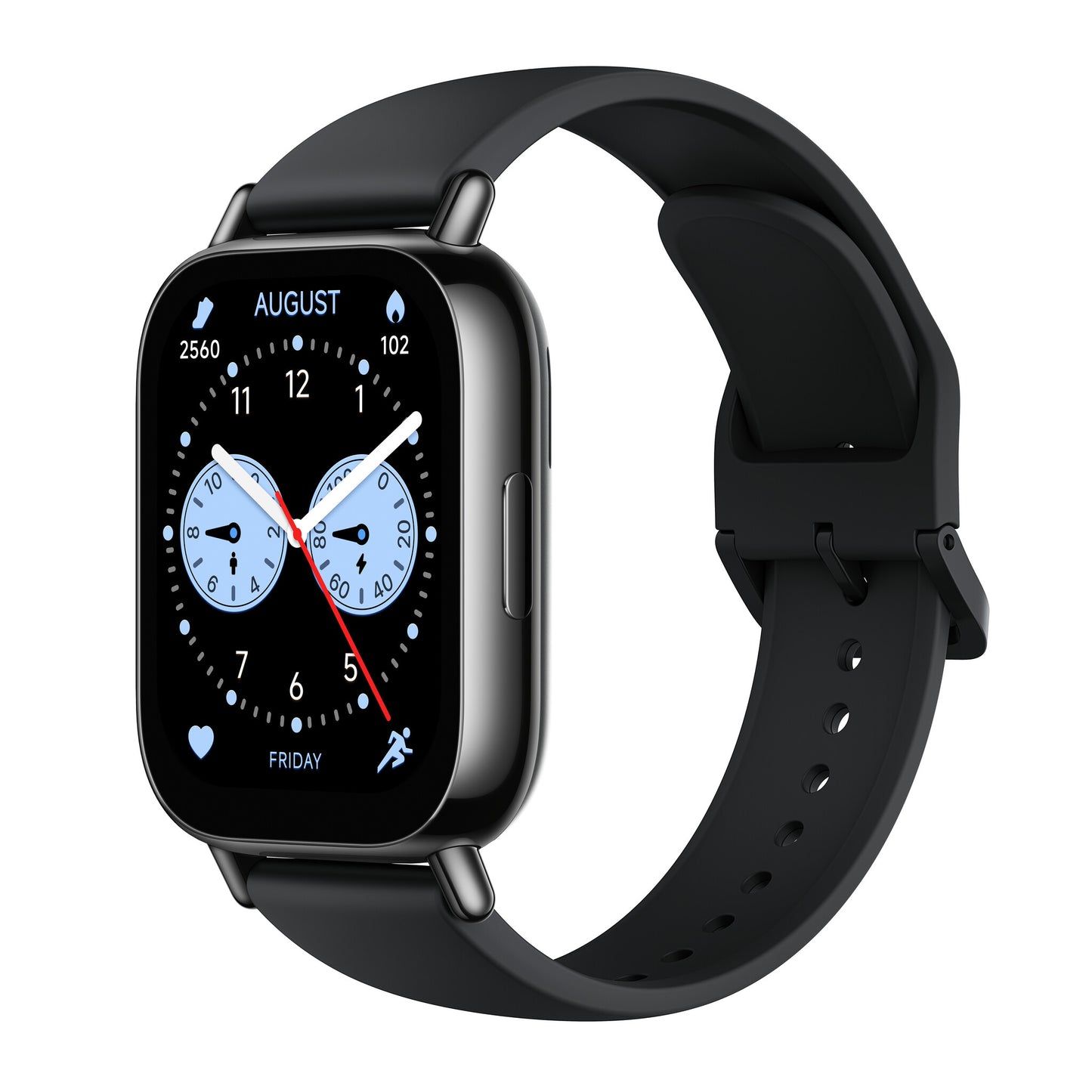 Xiaomi Redmi Watch 5 Lite 4,98 cm (1.96") AMOLED 48 mm Digital 410 x 502 pixlar Pekskärm Svart GPS