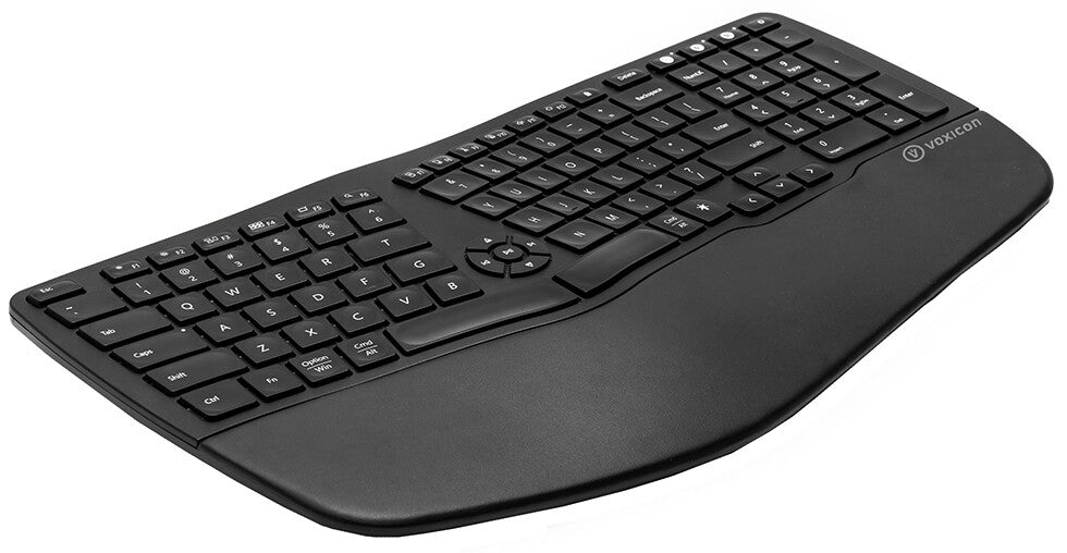 Voxicon DK-E902WLB tangentbord Kontor Trådlös RF + Bluetooth QWERTY Nordic Svart