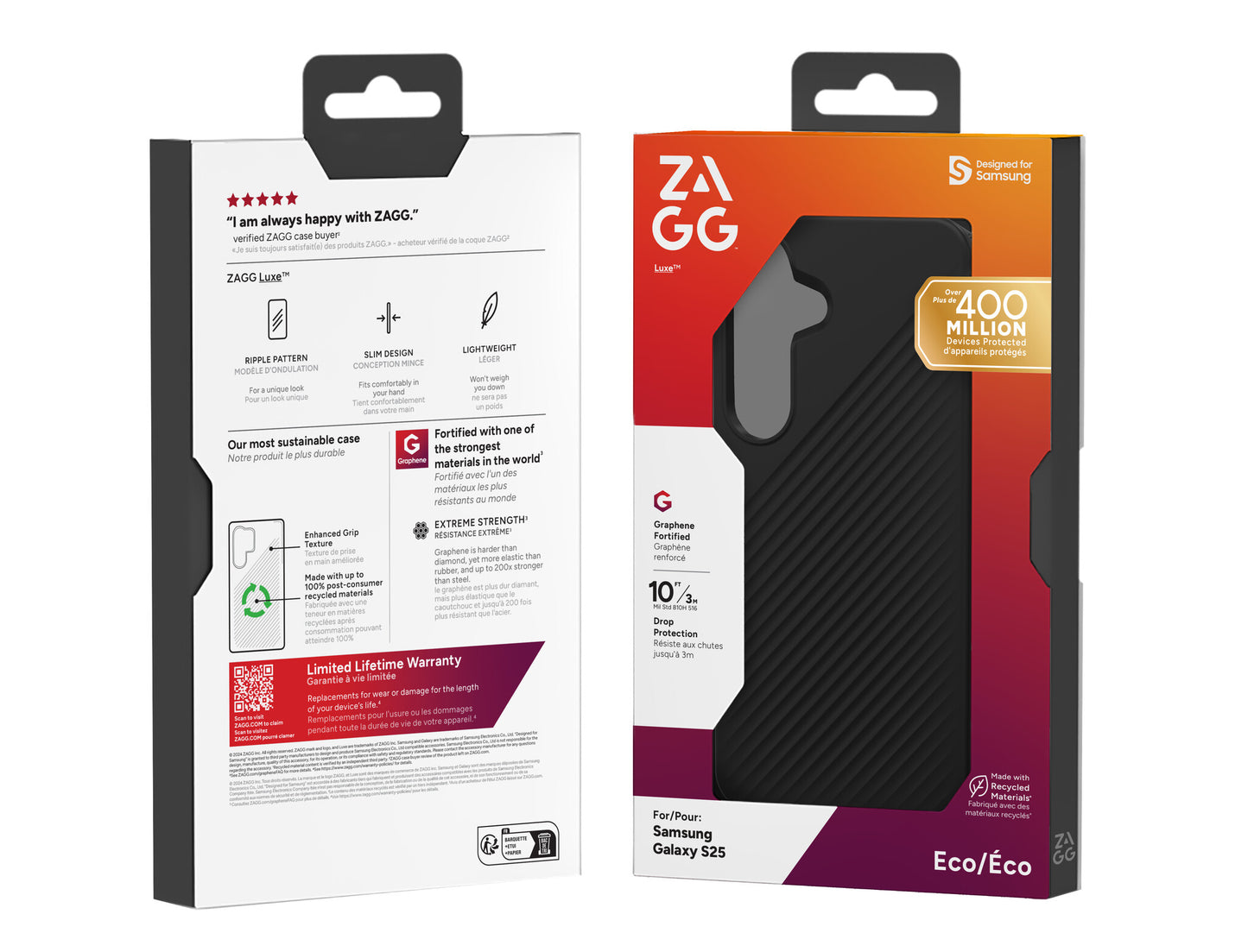 ZAGG Luxe mobiltelefonfodral 15,8 cm (6.2") Omslag Svart