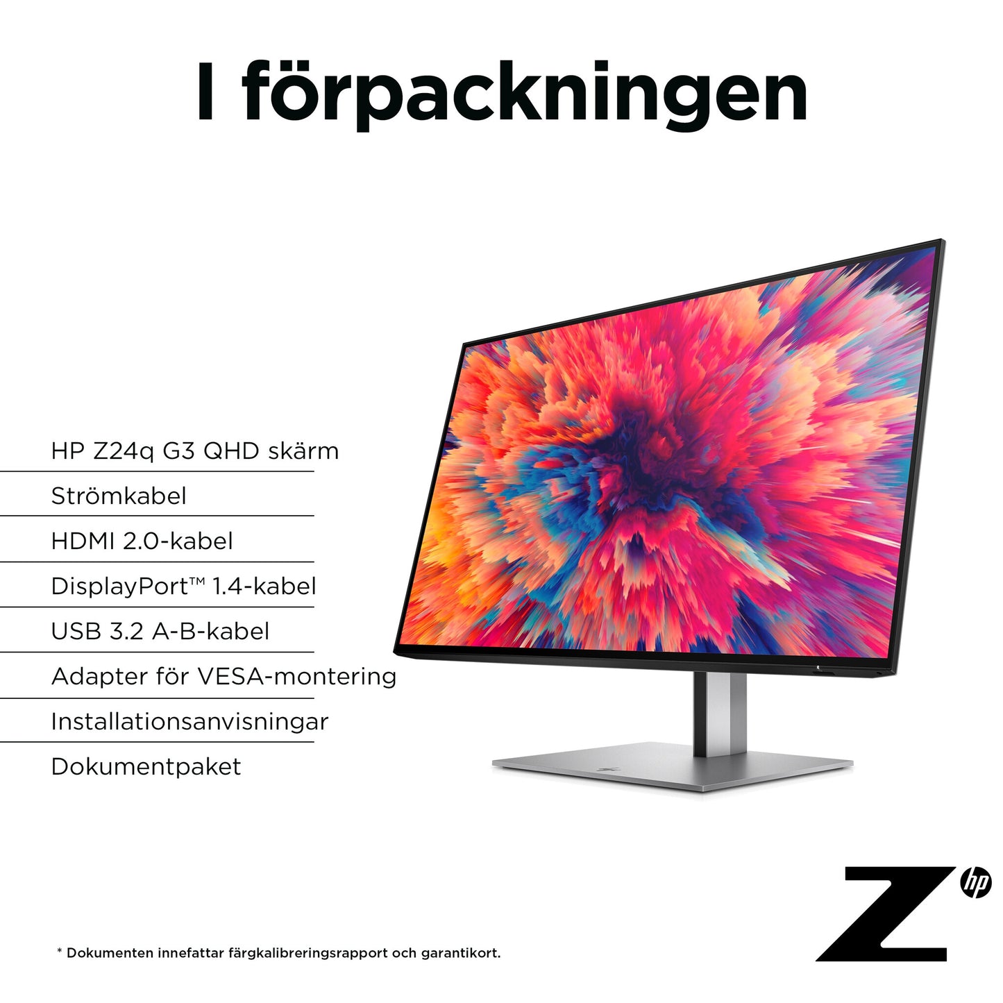 HP Z24q G3 QHD-bildskärm