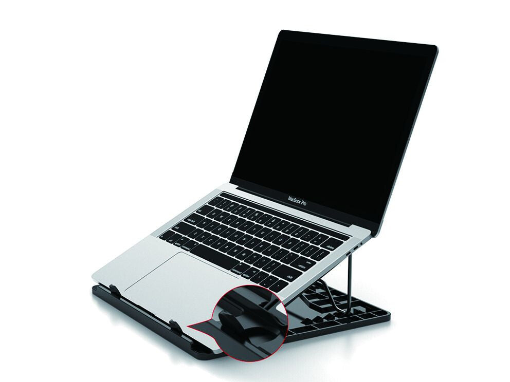 Conceptronic THANA ERGO S, Laptop Cooling Stand Ställ till bärbara datorer Grå 39,6 cm (15.6")