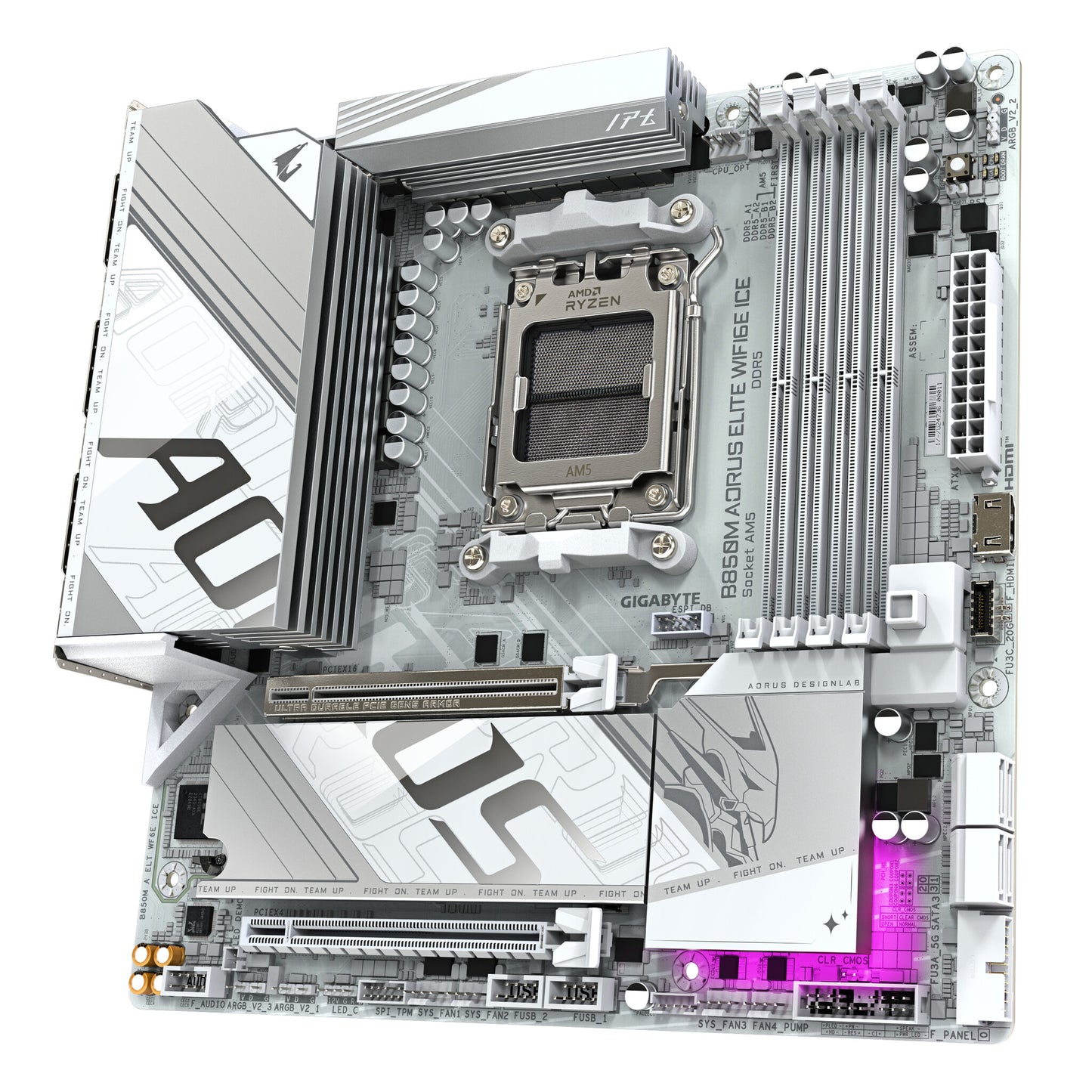 GIGABYTE B850M AORUS ELITE WIFI6E ICE AMD B850 AM5-sockel micro ATX