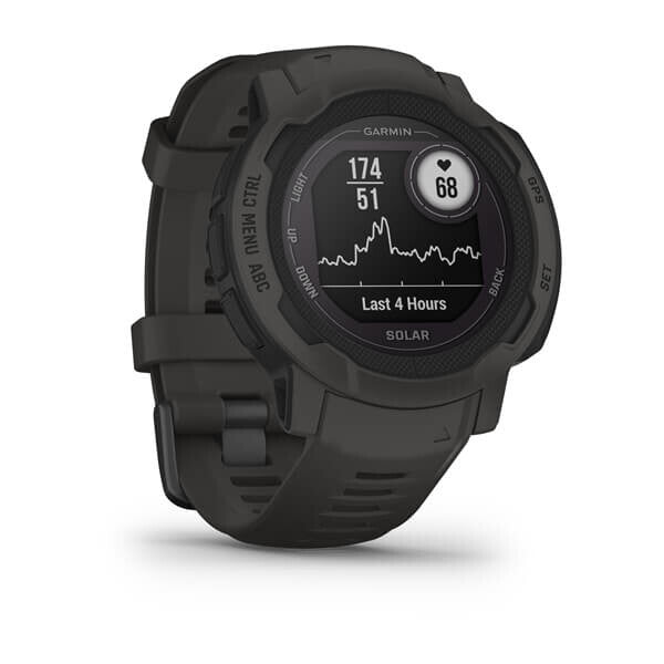 Garmin Instinct 2 Solar 2,29 cm (0.9") MIP 45 mm Digital 176 x 176 pixlar grafit GPS