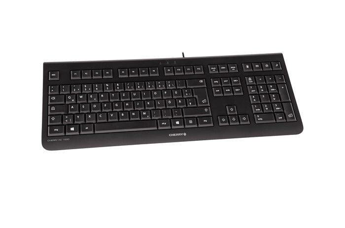 CHERRY KC 1000 tangentbord Universal USB QWERTY Italiensk Svart