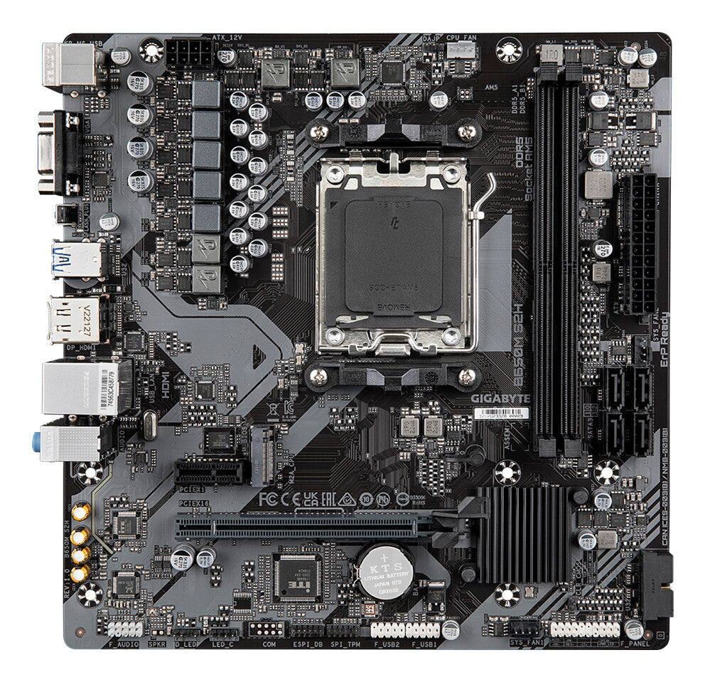 GIGABYTE B650M S2H moderkort AMD B650 AM5-sockel micro ATX