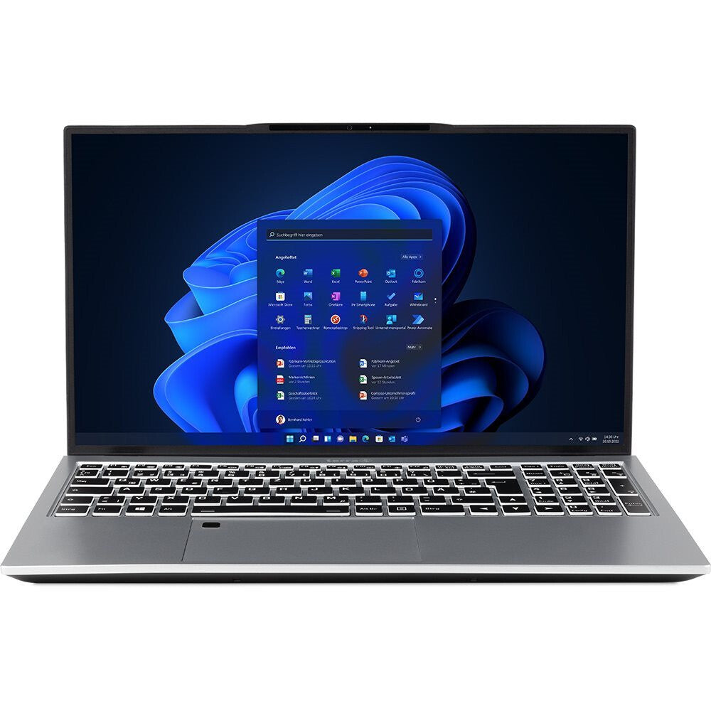 TERRA MOBILE 1220800 bärbara datorer Intel® Core™ i7 i7-1355U Bärbar dator 39,6 cm (15.6") Full HD 16 GB DDR5-SDRAM 512 GB SSD Wi-Fi 6 (802.11ax) Windows 11 Pro Silver