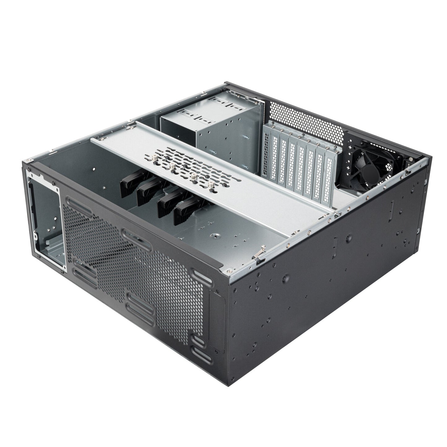 Silverstone RM46-502-I Ställning Svart