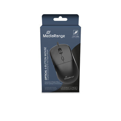 MediaRange MROS271 datormöss Hem högerhand USB Type-C Optisk 2400 DPI