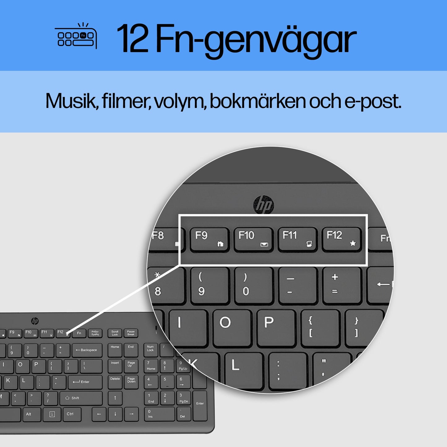 HP 150 trådat tangentbord
