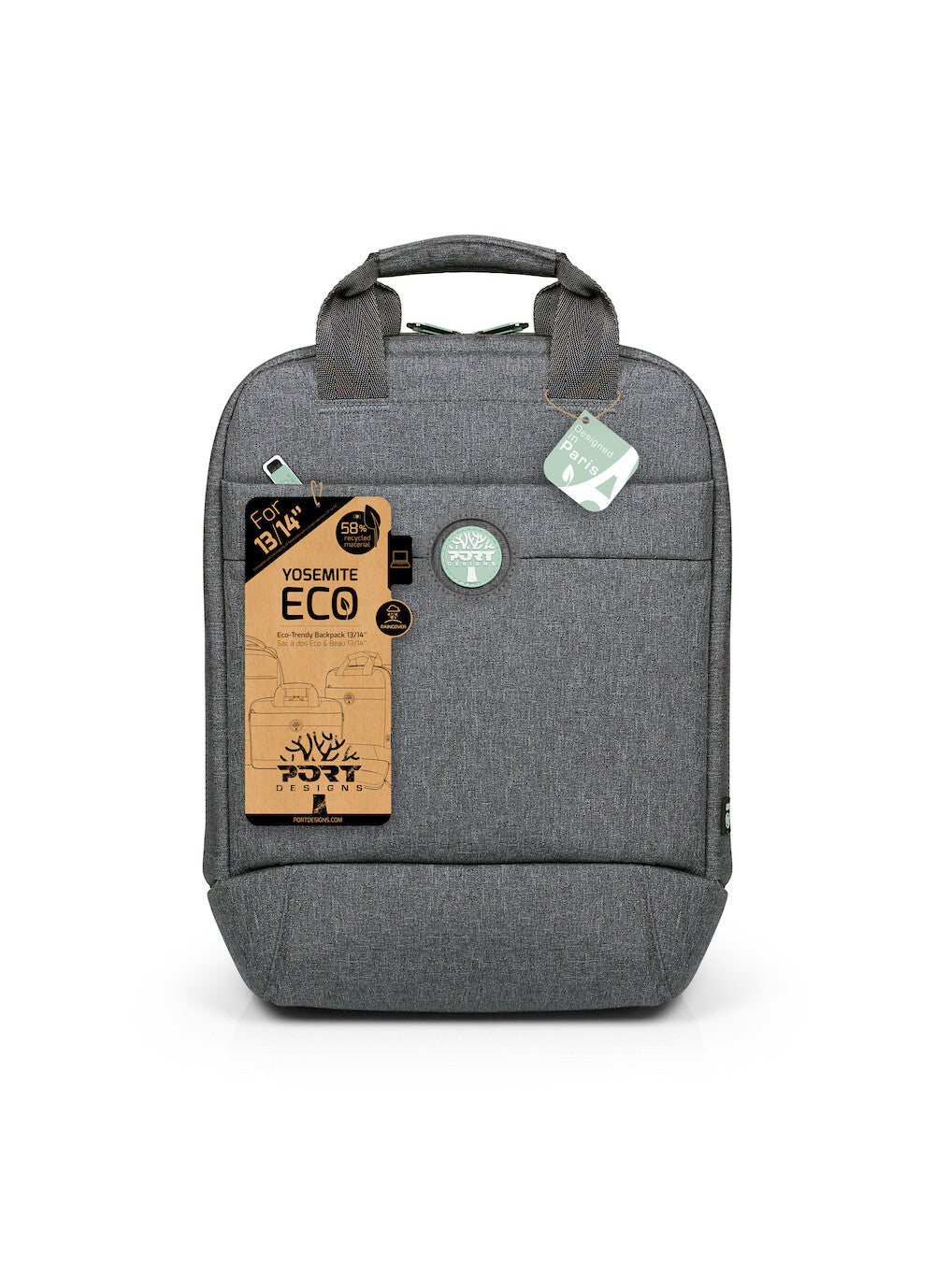 Port Designs YOSEMITE Eco 35,6 cm (14") Ryggsäck Grå