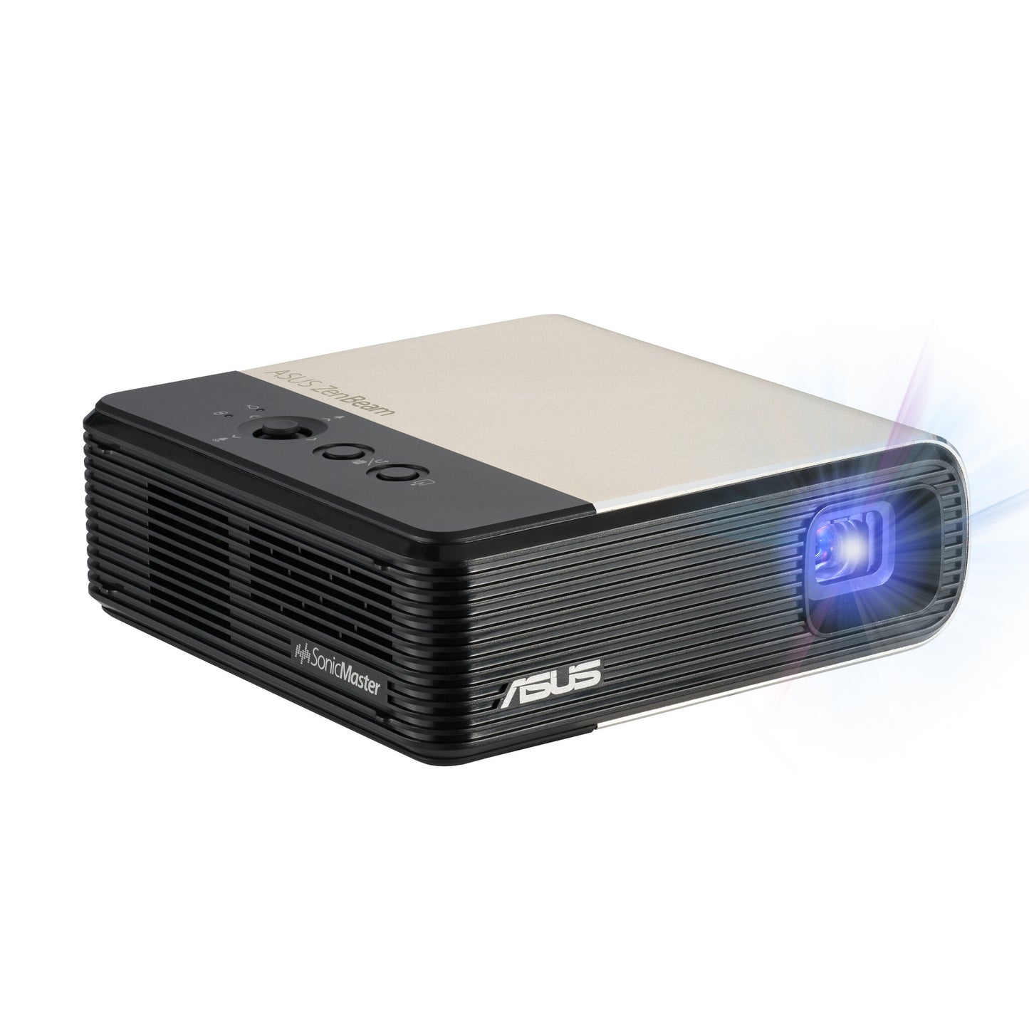 ASUS ZenBeam E2 Standard throw-projektor 300 ANSI-lumen DLP WVGA (854x480) Svart, Guld