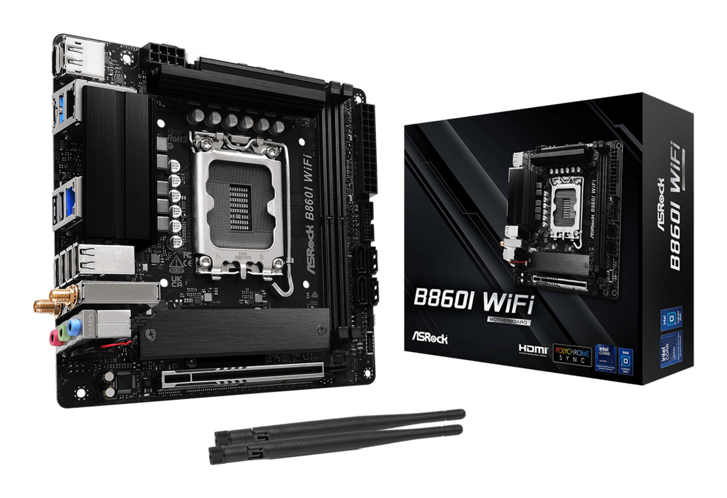 Asrock B860I WiFi Intel B860 LGA 1851 (Socket V1) Mini-ITX