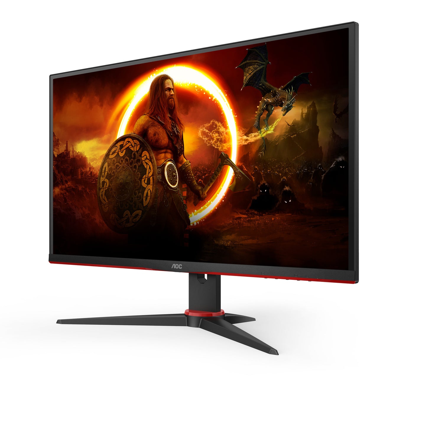 AOC G2 27G2SPAE/BK LED display 68,6 cm (27") 1920 x 1080 pixlar Full HD Svart, Röd