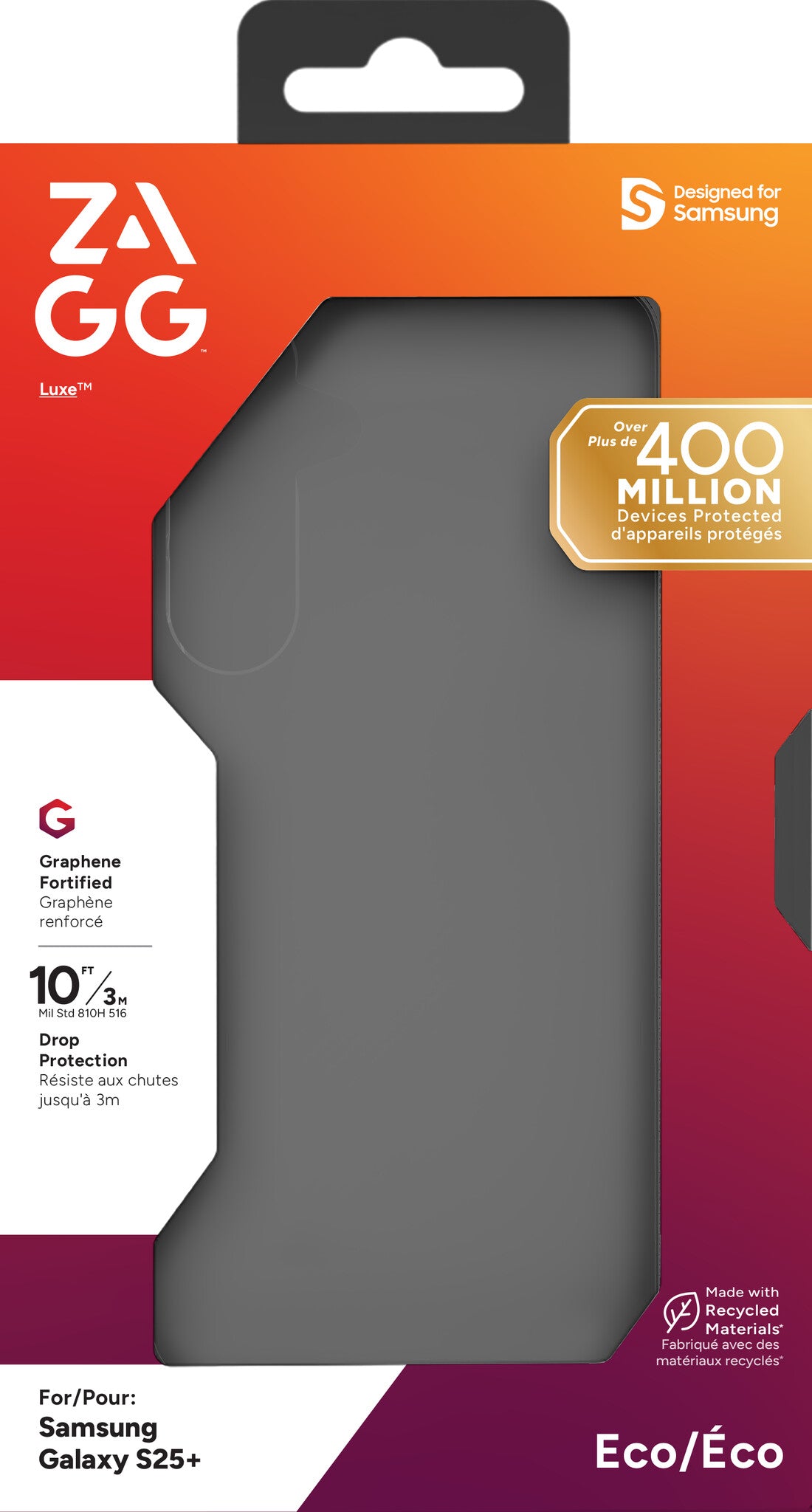 ZAGG Luxe mobiltelefonfodral 17 cm (6.7") Omslag Transparent
