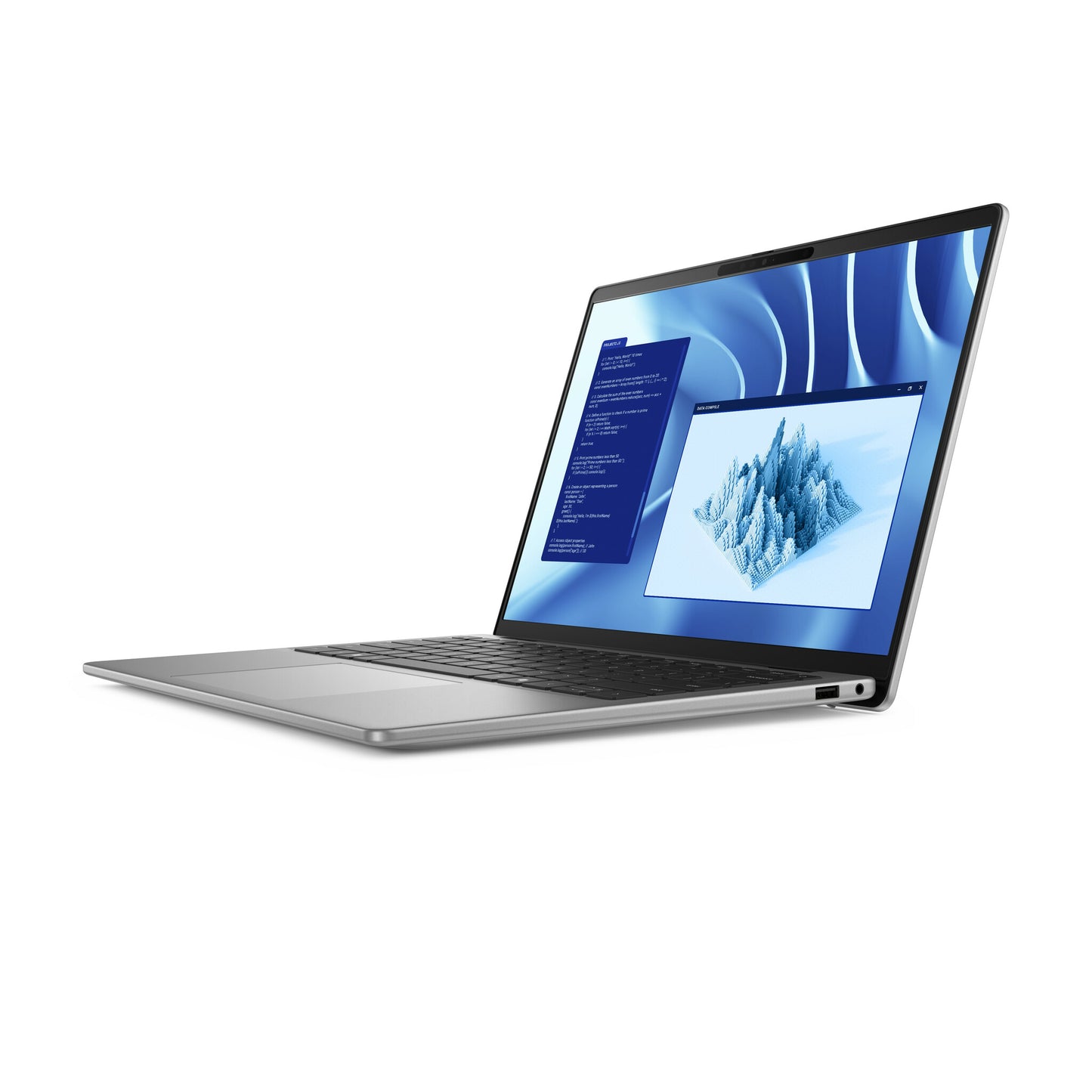 DELL Latitude 7455 Qualcomm Snapdragon X1P-64-100 Bärbar dator 35,6 cm (14") Pekskärm Quad HD+ 16 GB LPDDR5x-SDRAM 512 GB SSD Wi-Fi 7 (802.11be) Windows 11 Pro Nordic Grå