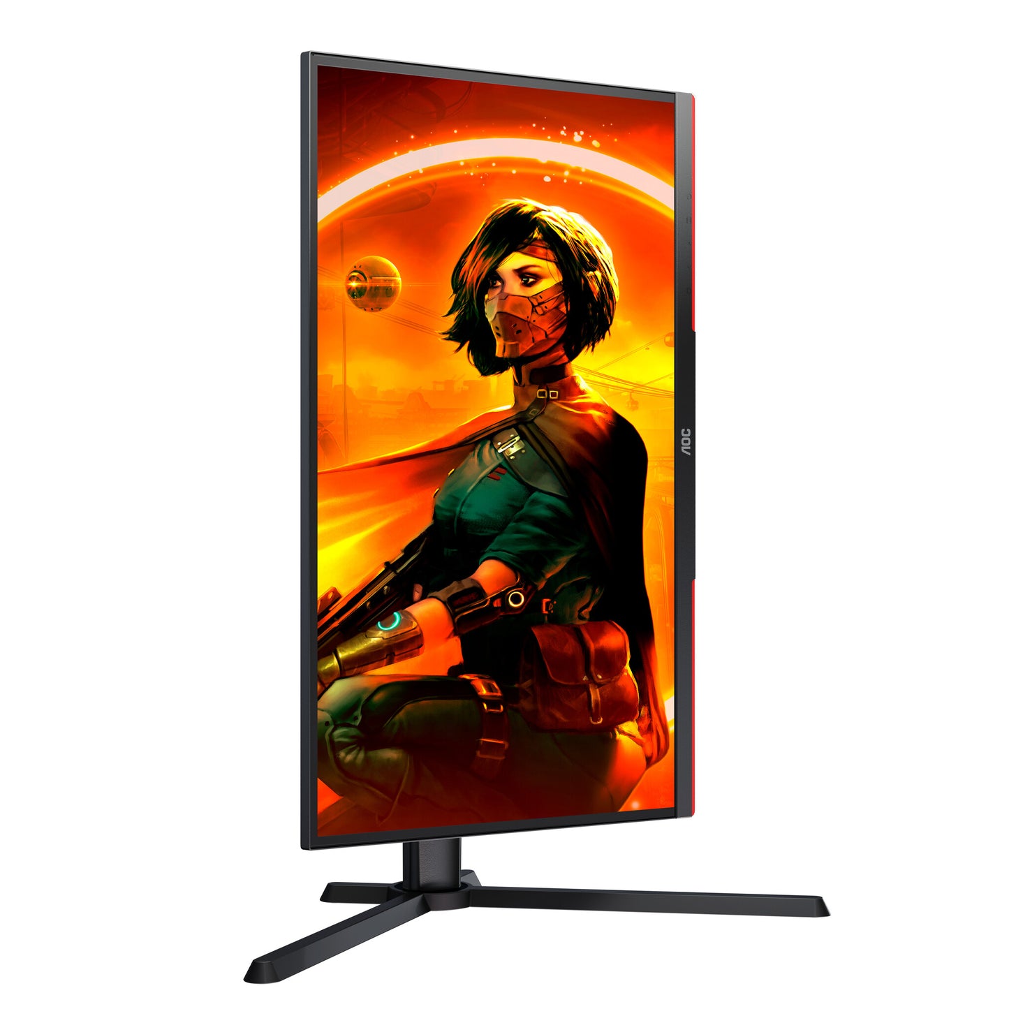 AOC G3 25G3ZM/BK platta pc-skärmar 62,2 cm (24.5") 1920 x 1080 pixlar Full HD Svart, Röd