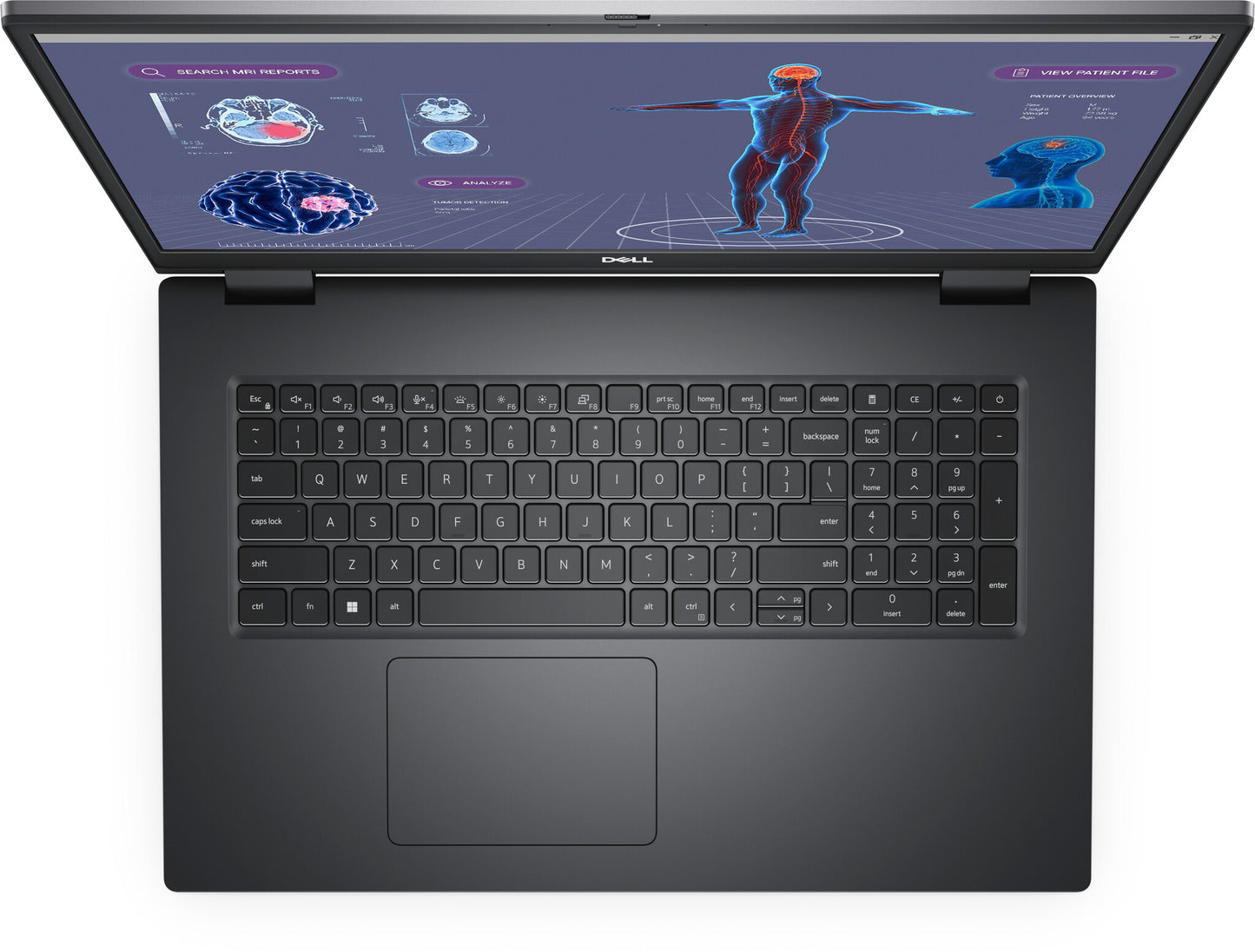 DELL Precision 7780 Intel® Core™ i7 i7-13850HX Mobil arbetsstation 43,9 cm (17.3") Full HD 32 GB DDR5-SDRAM 1 TB SSD NVIDIA RTX 3500 Ada Wi-Fi 6E (802.11ax) Windows 11 Pro tyska Grå