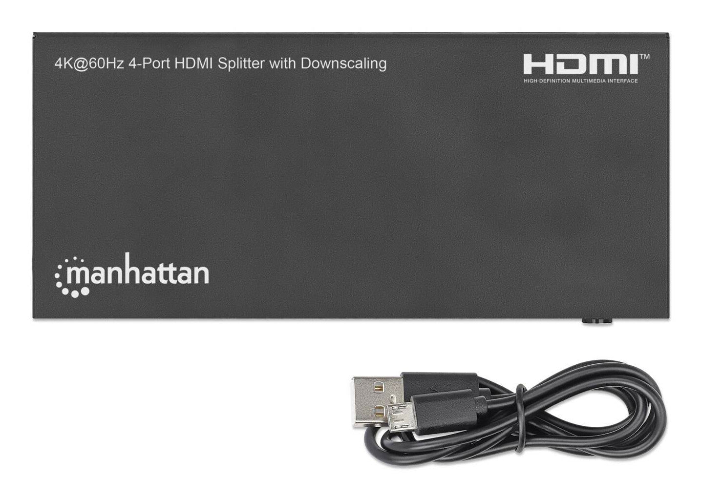 Manhattan 208369 bilddelare HDMI 4x HDMI