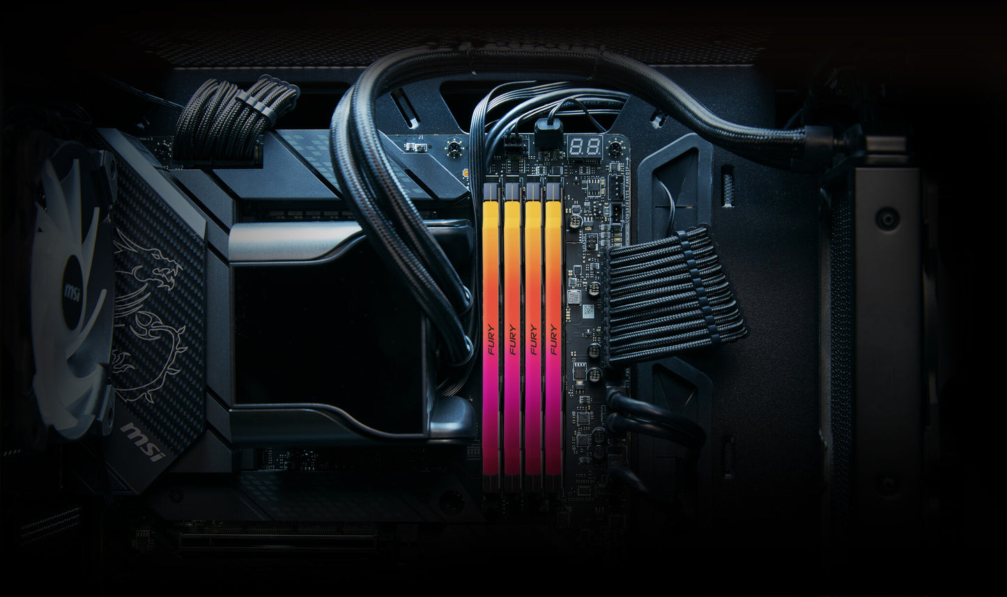 Kingston Technology FURY Renegade RGB RAM-minnen 64 GB 2 x 32 GB DDR5 6000 MT/s