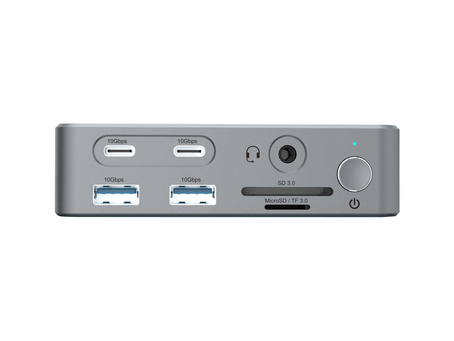 Conceptronic DONN25G dockningsstationer för bärbara datorer Kabel USB 3.2 Gen 2 (3.1 Gen 2) Type-C Silver