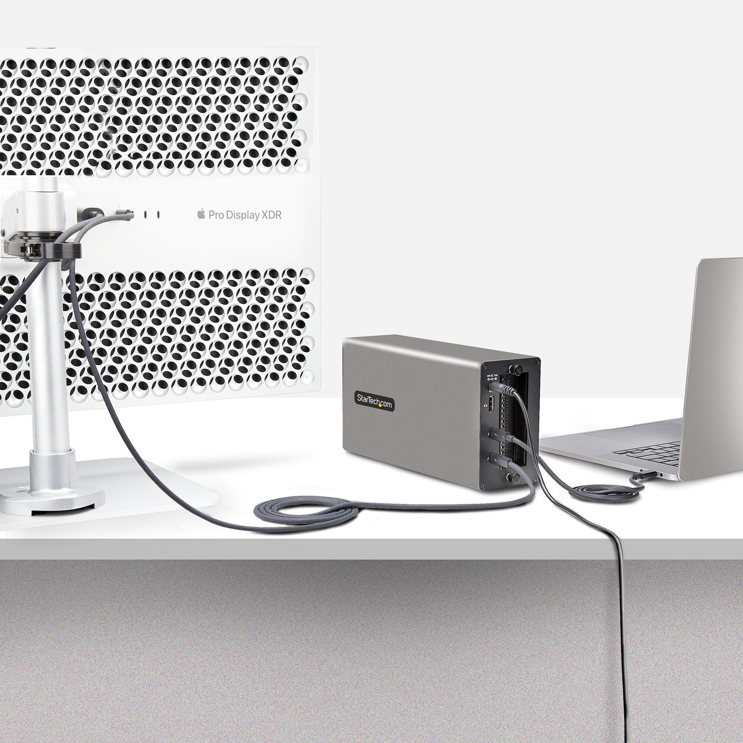 StarTech.com Thunderbolt 3 PCIe-expansionschassi, externt hölje med dubbla PCI Express-kortplatser, PCIe-box för bärbara datorer/stationära datorer/all-in-one, 8K/4K-utgång via TB3/DP 1.4-portar, för videoinspelnings-/fiber-/ Ethernet-kort