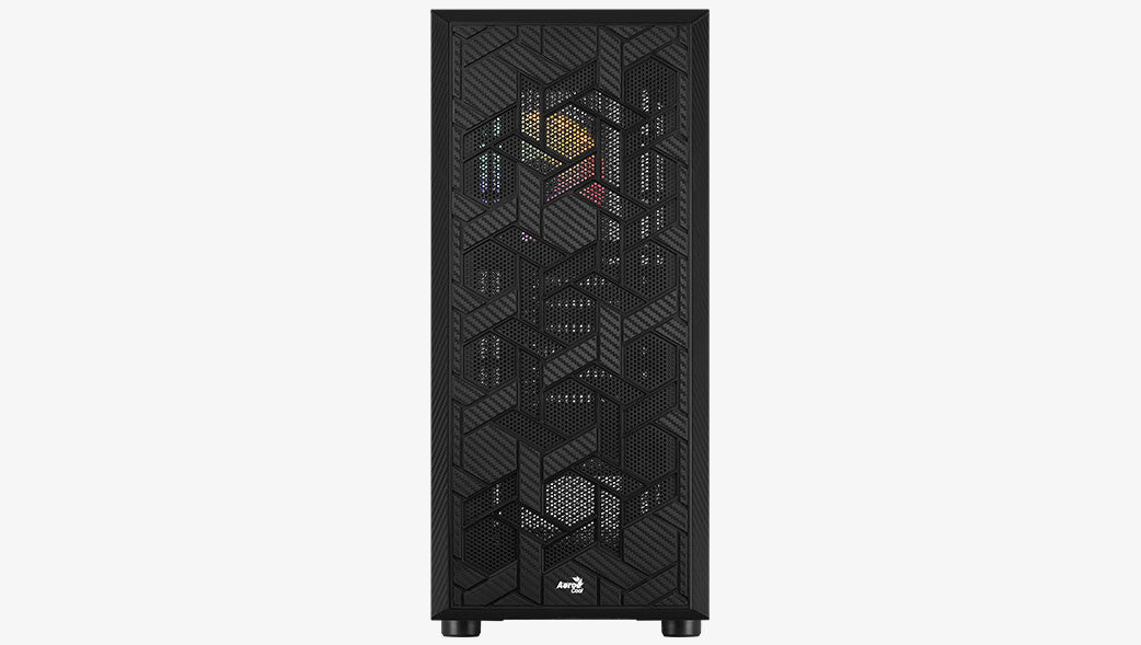 Aerocool Hive-G-BK-v3 Midi Tower Svart