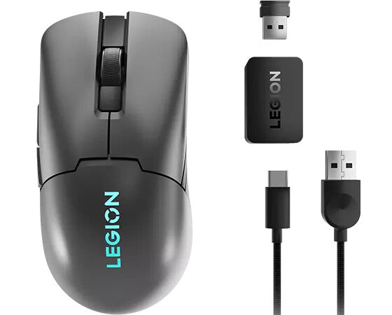 Lenovo M600s datormöss Spela Ambidextrous RF Wireless + Bluetooth + USB Type-C Optisk 19000 DPI