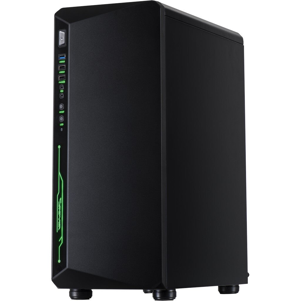 Inter-Tech C-3 Saphir Tower Svart