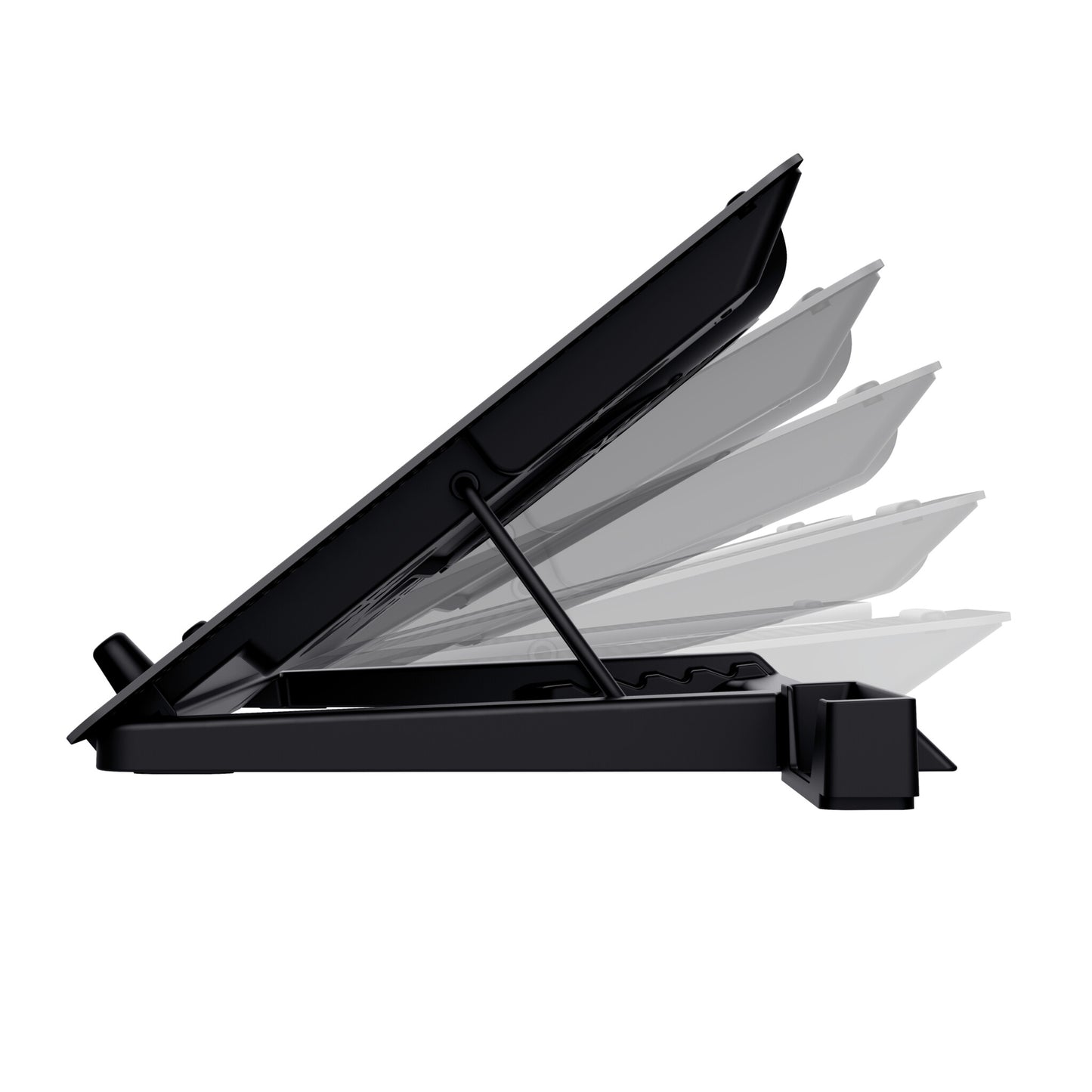 Trust GXT 1125 Quno Ställ till bärbara datorer Svart 43,2 cm (17")