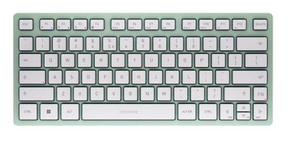 CHERRY KW 7100 MINI BT tangentbord Universal Bluetooth QWERTY Amerikanskt internationellt Mintfärgad