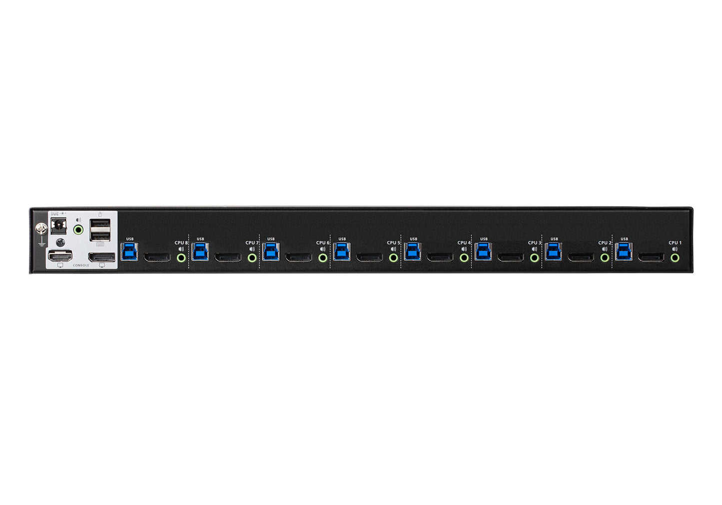 ATEN CS19208 KVM-switchar Rackmontering Svart