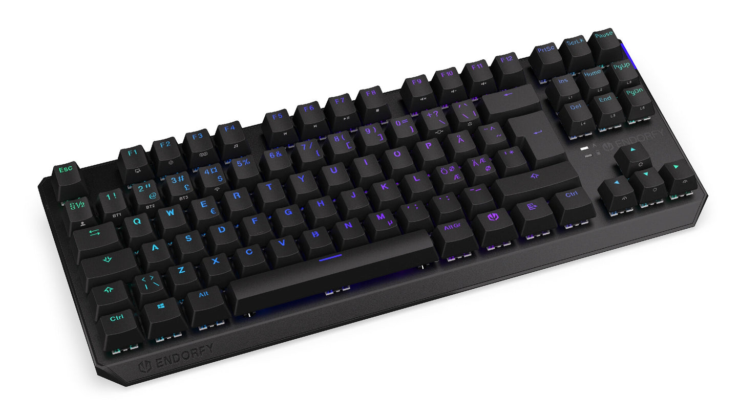 ENDORFY TKL tangentbord Spela USB Nordic Svart