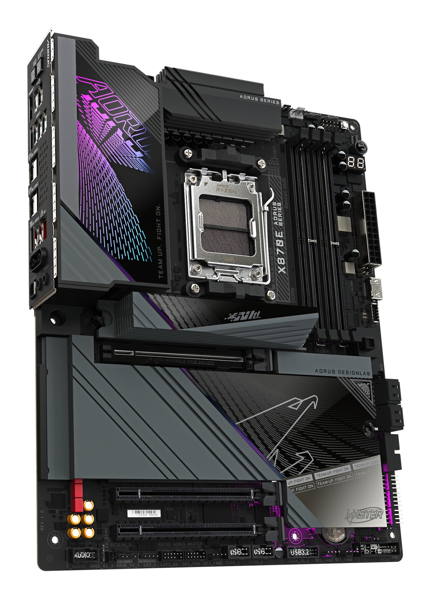 GIGABYTE X870E AORUS MASTER moderkort AMD X870 AM5-sockel ATX
