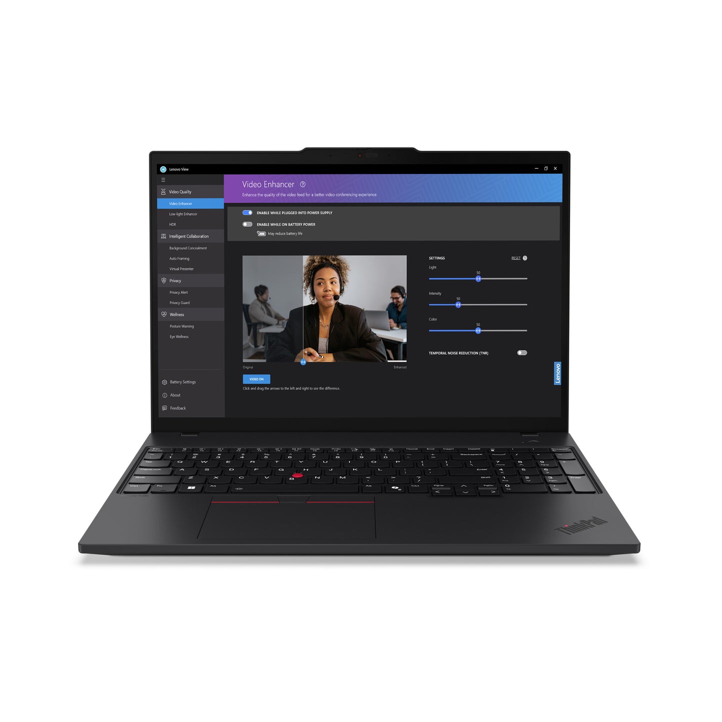 Lenovo ThinkPad T16 Gen 3 Intel Core Ultra 7 155U Bärbar dator 40,6 cm (16") WUXGA 16 GB DDR5-SDRAM 512 GB SSD Wi-Fi 6E (802.11ax) Windows 11 Pro Engelsk Svart
