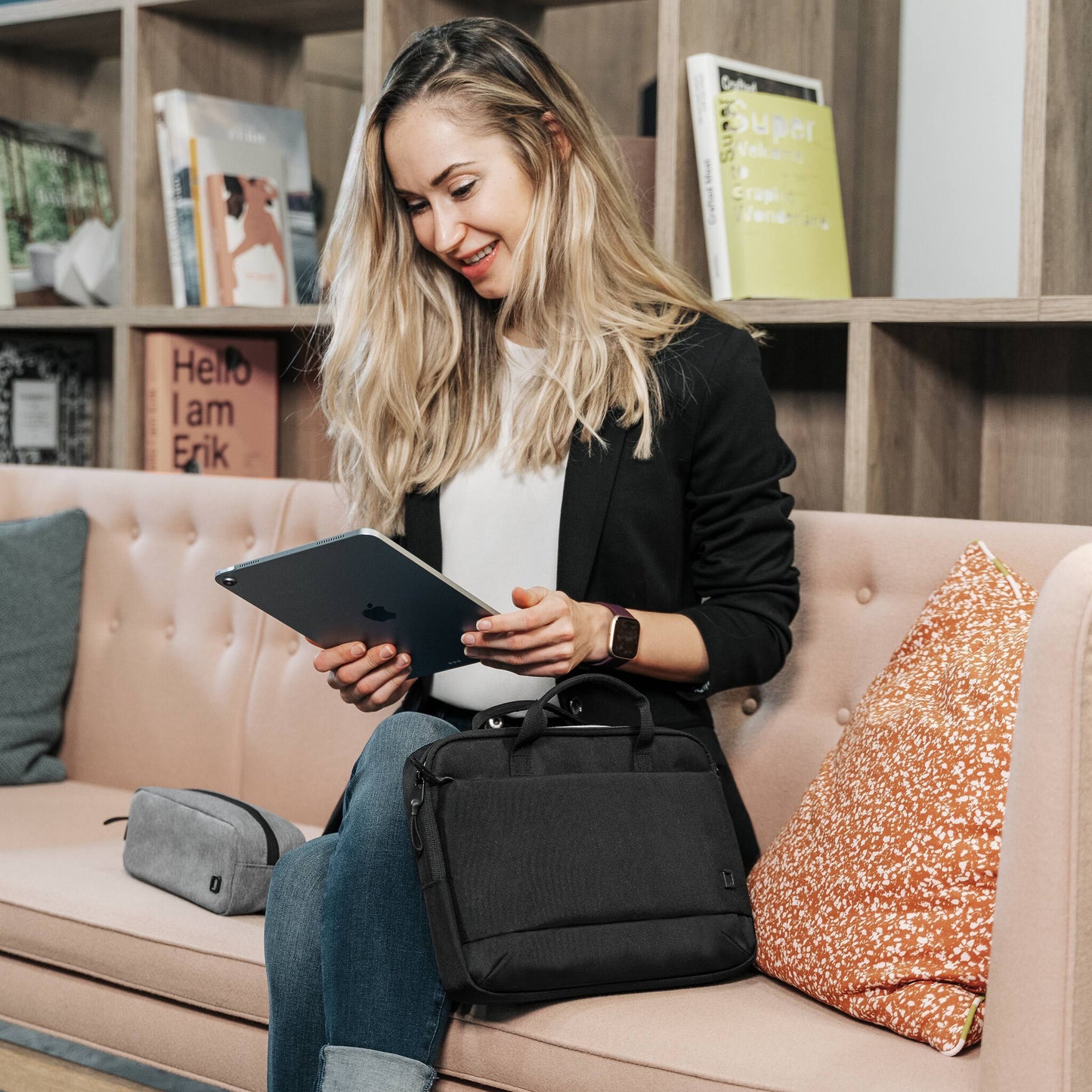 DICOTA Slim Eco MOTION 14 - 15.6" 39,6 cm (15.6") Portfölj Svart