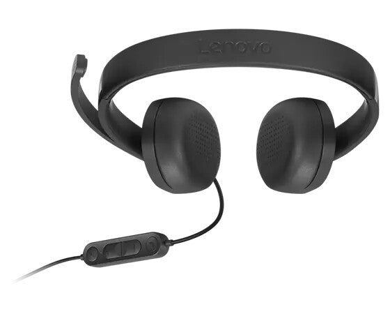 Lenovo 4XD1P83425 hörlur och headset Kabel Huvudband Samtal/musik USB Type-A Svart