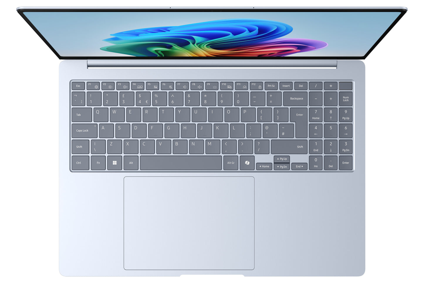 Samsung Galaxy Book4 Edge NP960XMBA-EXP Qualcomm Snapdragon X1E-84-100 Bärbar dator 40,6 cm (16") Pekskärm WQXGA+ 16 GB LPDDR5x-SDRAM 1 TB eUFS Wi-Fi 7 (802.11be) Windows 11 Home Blå