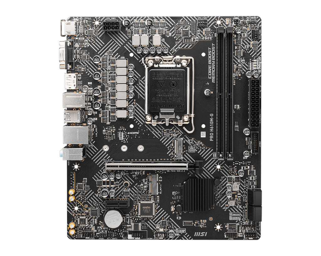 MSI PRO H610M-G moderkort Intel H610 LGA 1700 micro ATX