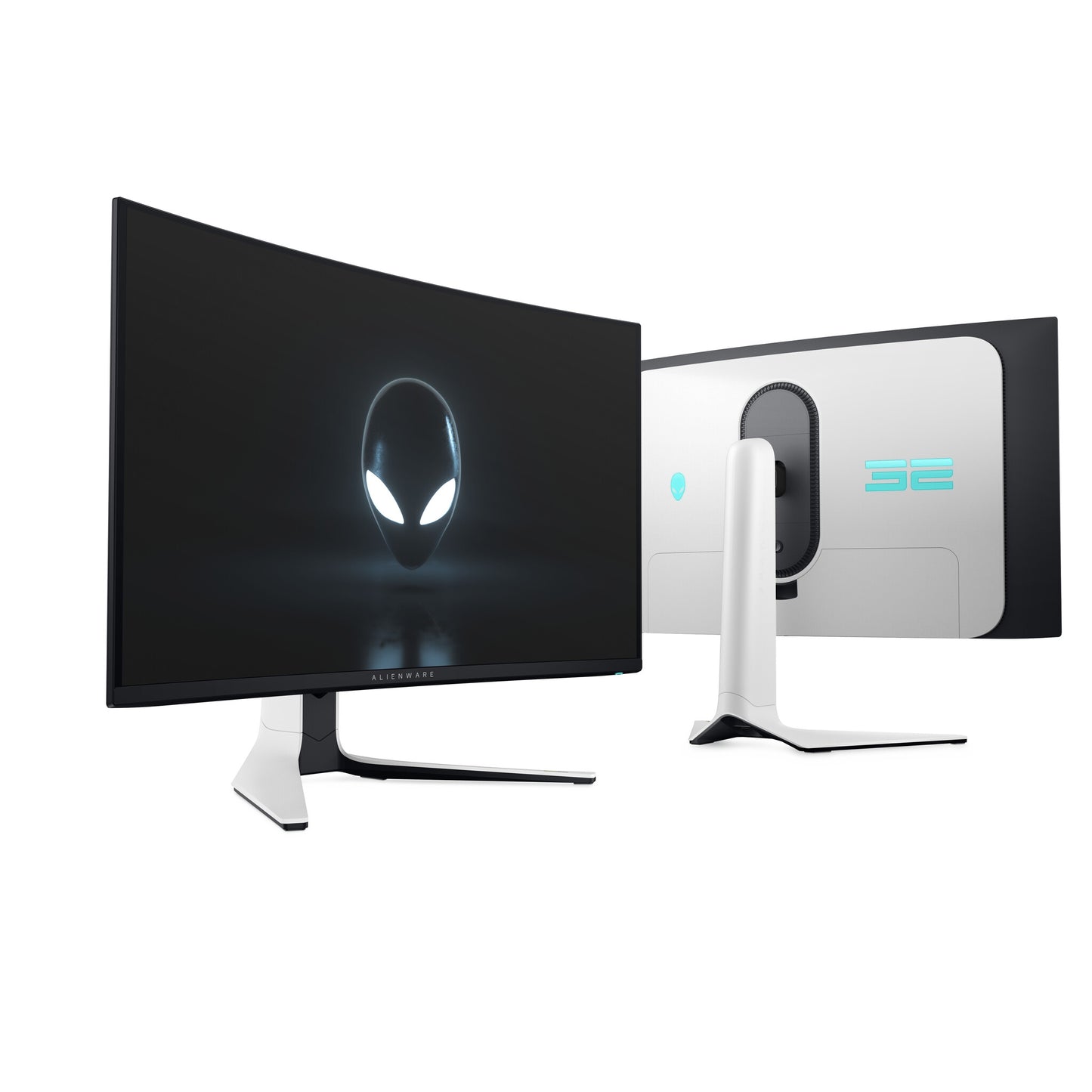 Alienware AW3225QF platta pc-skärmar 81,3 cm (32") 3840 x 2160 pixlar 4K Ultra HD QD-OLED Svart, Vit 81.3cm (32") 4K Ultra HD 3840 x 2160 OLED, 16:9, 250cd/m², 1.07B, 0.03ms, 178°/178°