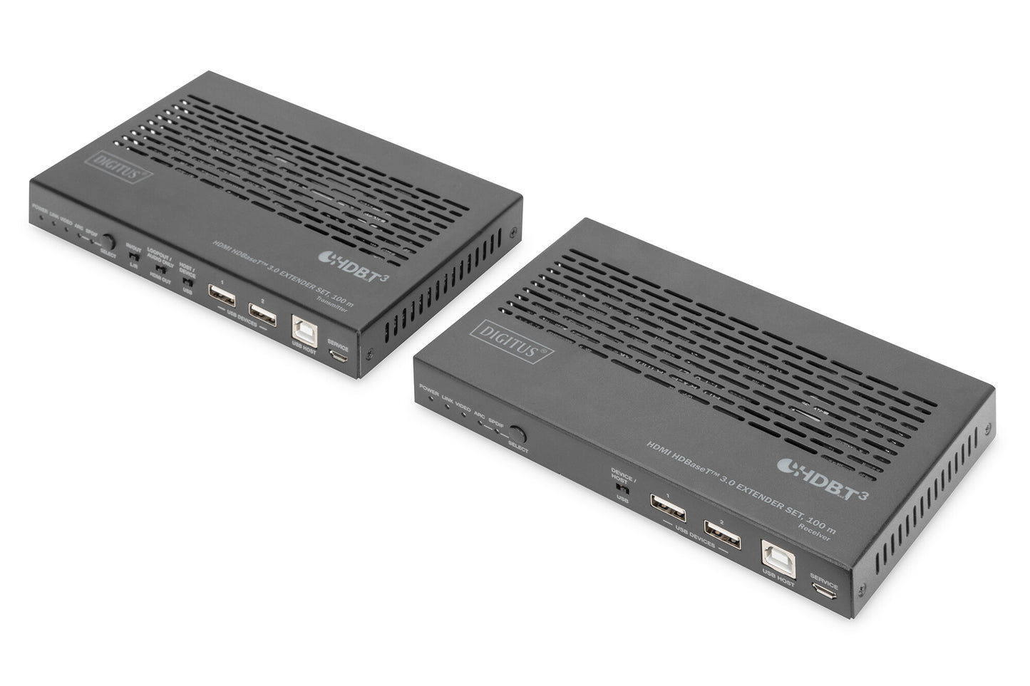 Digitus DS-55523 KVM-förlängare Sändare och mottagare
