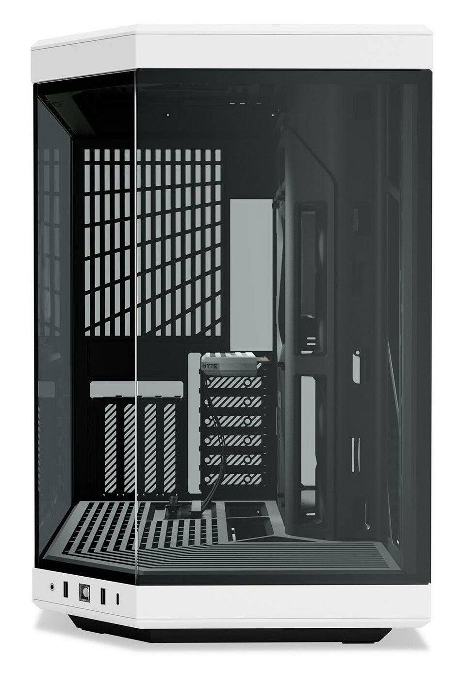 HYTE Y70 Midi Tower Svart, Vit