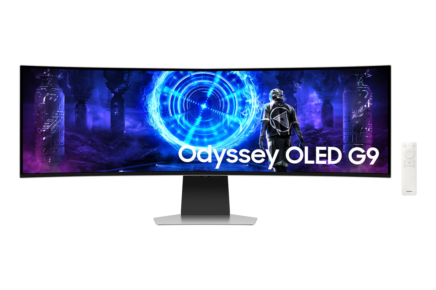 Samsung S49DG950SU platta pc-skärmar 124,5 cm (49") 5120 x 1440 pixlar Dual QHD OLED Silver