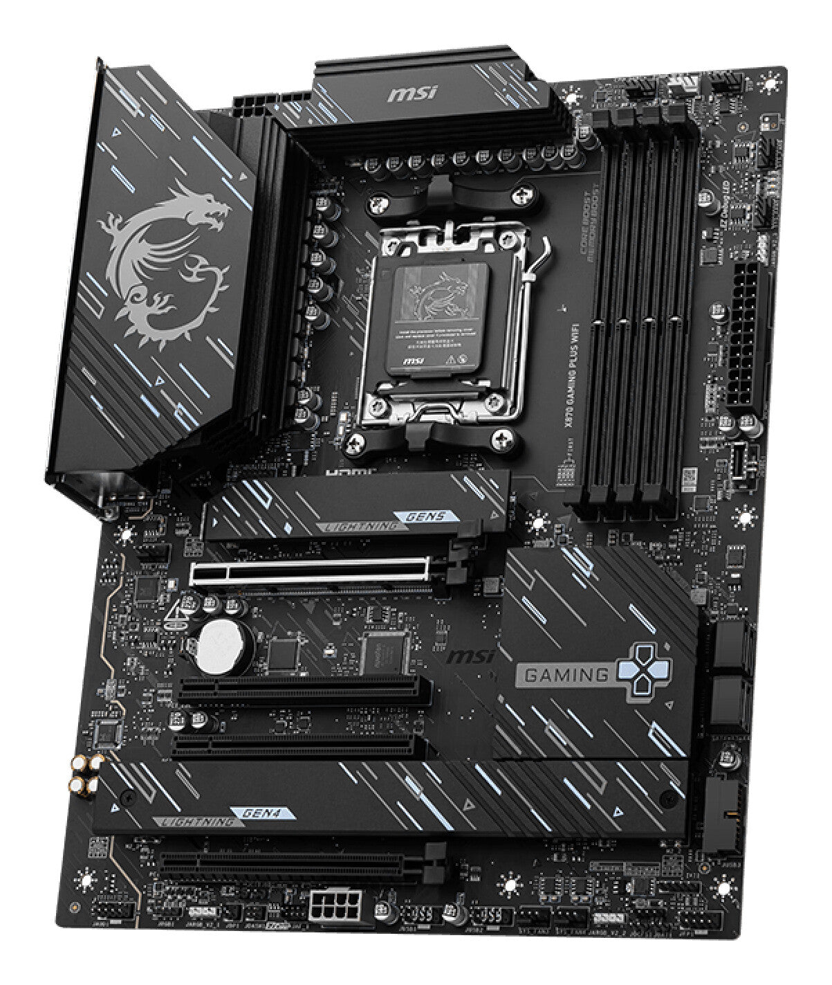 MSI X870 GAMING PLUS WIFI moderkort AMD X870 AM5-sockel ATX