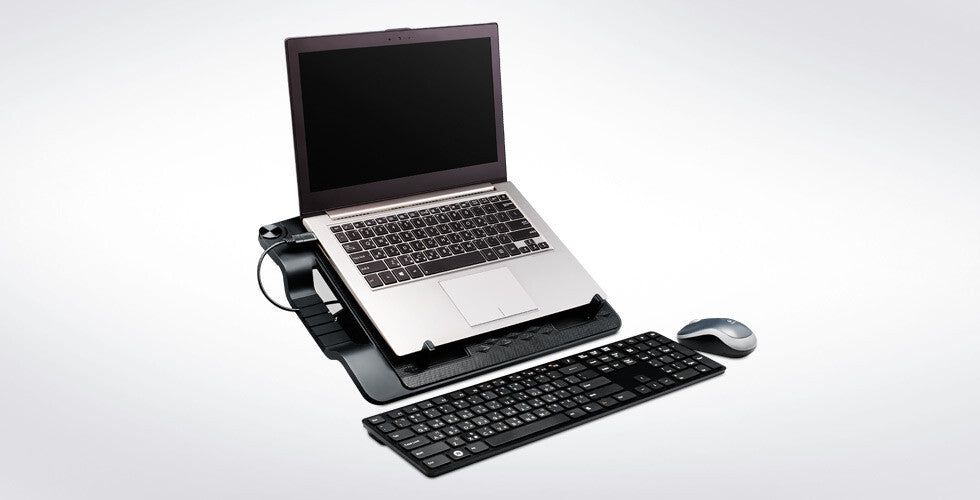 Cooler Master NotePal Ergostand III kylningsdynor för bärbara datorer 43,2 cm (17") 800 RPM Svart