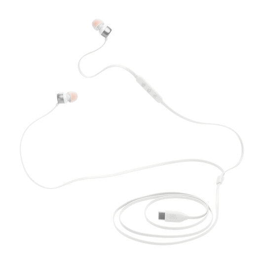 JBL Tune 310C Headset Kabel I öra Samtal/musik USB Type-C Vit