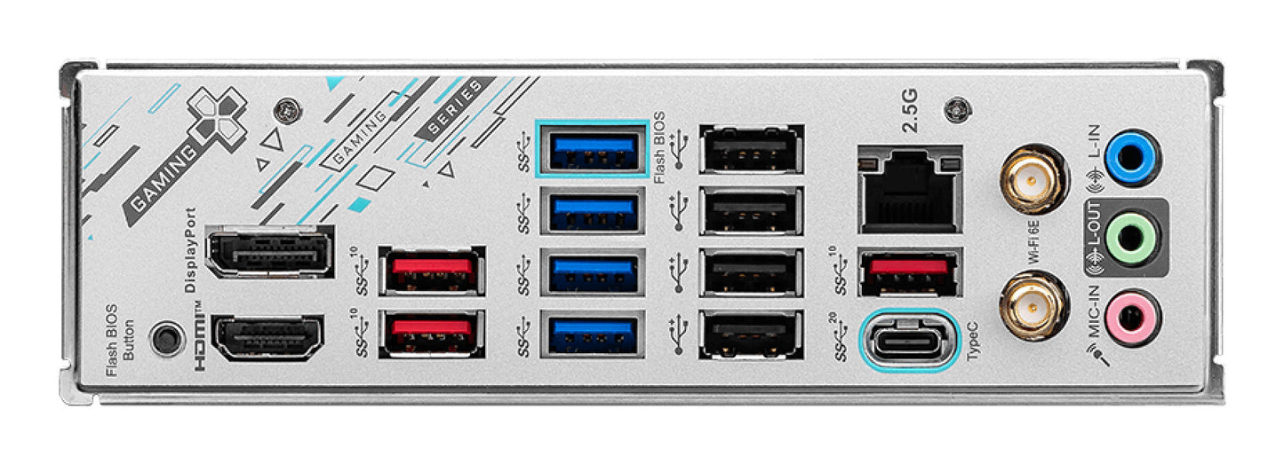 MSI X670E GAMING PLUS WIFI moderkort AMD X670 AM5-sockel ATX