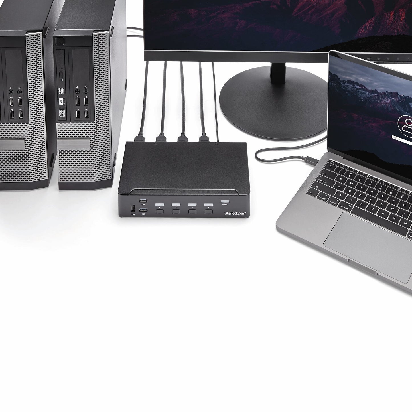 StarTech.com HDMI KVM-switch med 4 portar - USB 3.0 - 1080p