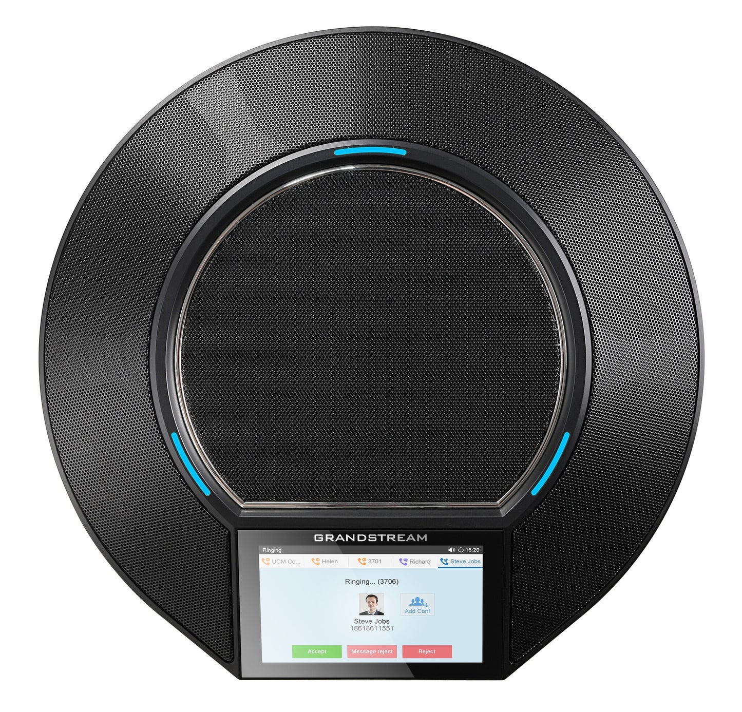 Grandstream Networks GAC2500 IP-telefoner Svart 6 linjer LCD Wi-Fi
