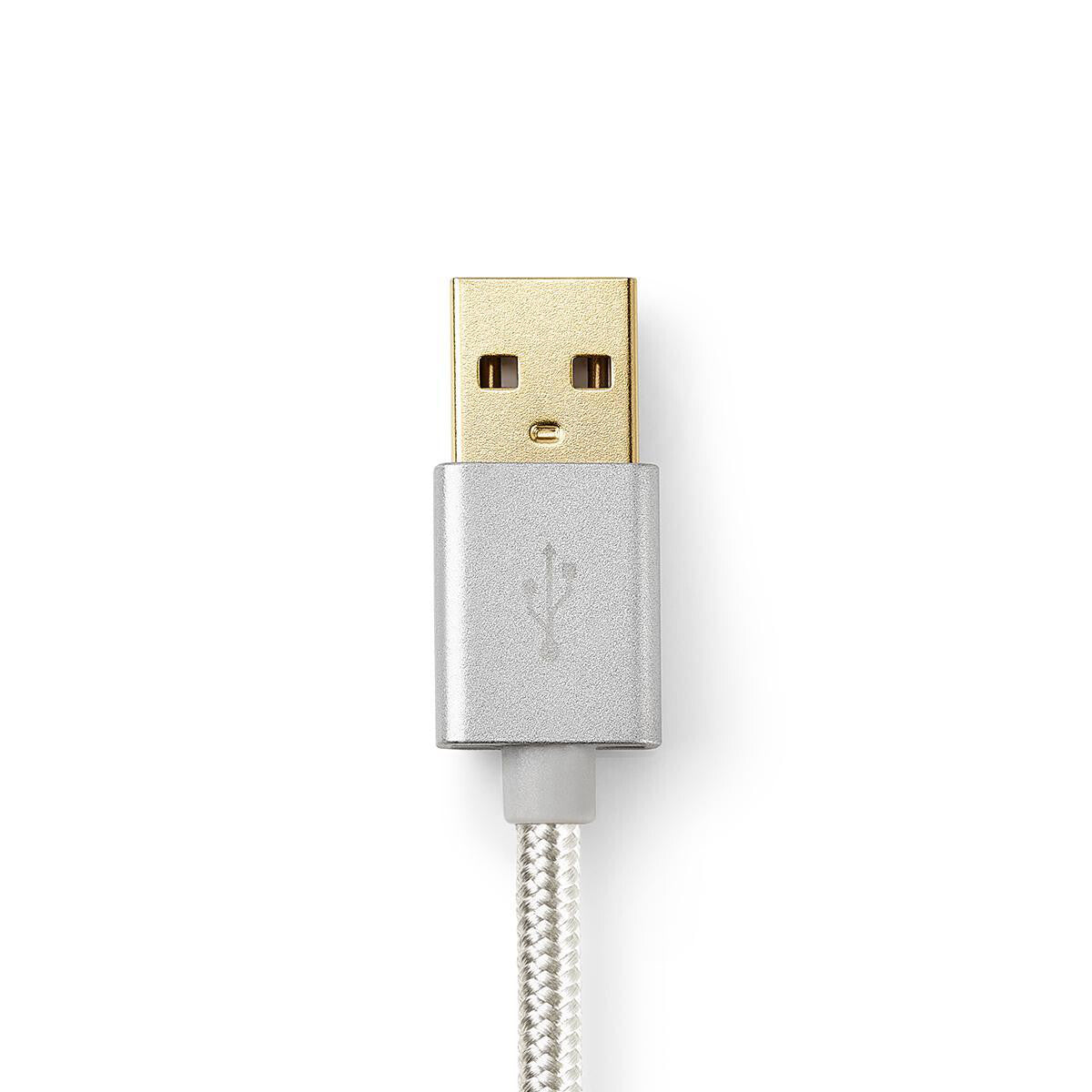 Nedis CCTB39300AL30 mobiltelefonkablar Gjuten aluminium 3 m USB A Lightning